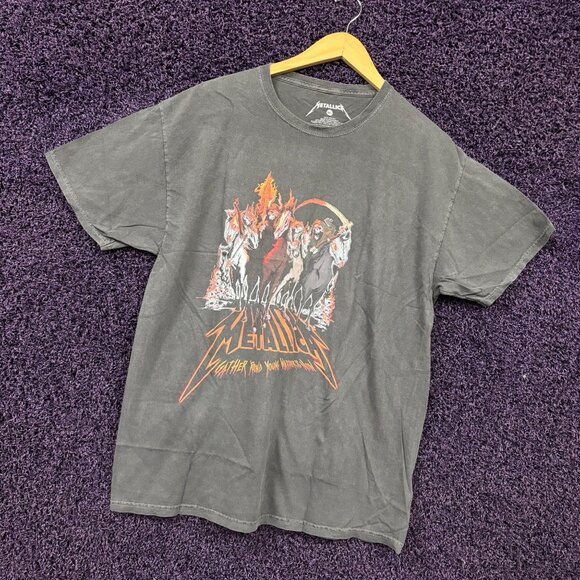 Metallica 4 Horsemen Kill em All Heavy Metal Band T-Shirt M - Picture 3 of 4